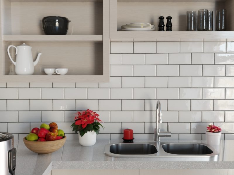 Métro Blanc Lustré 3" x 6"